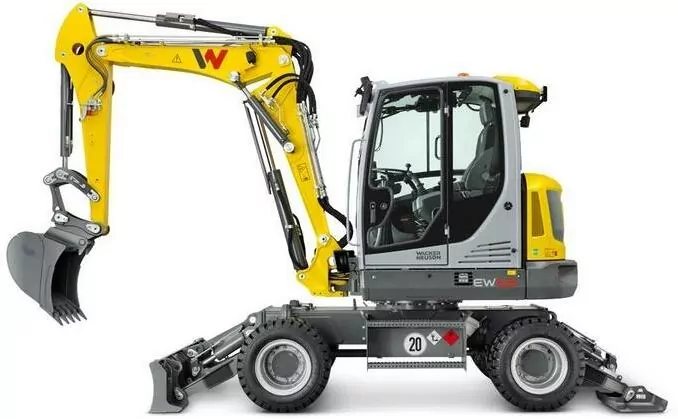 Koparka Wacker Neuson. Siku Super - tantis.pl