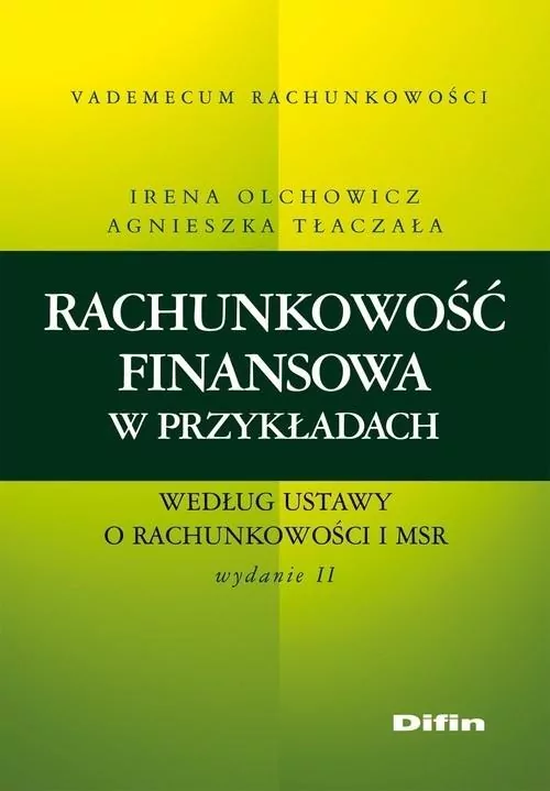 Rachunkowość finansowa w przykładach.. - tantis.pl