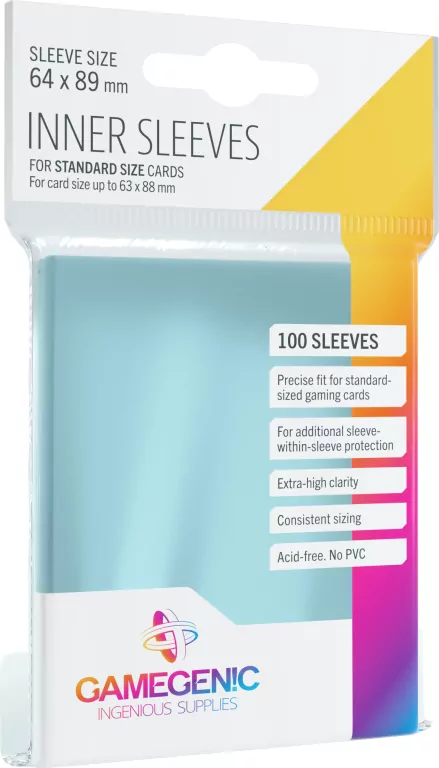 Gamegenic. Koszulki na karty 64x89mm - tantis.pl