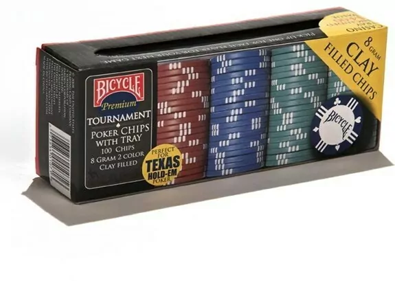 Poker Bicycle. 100 żetonów - tantis.pl