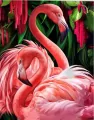 Diamentowa Mozaika Flamingi duże różowe NO-1007350 - tantis.pl