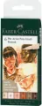 Pisaki Pitt Artist Pen B Portrait  Faber-Castell 6 kolorów - tantis.pl