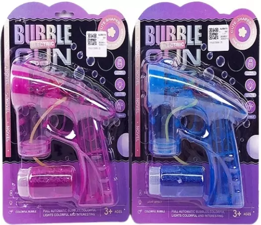 Pistolet na bańki mydlane na baterie 518A 15319 - tantis.pl