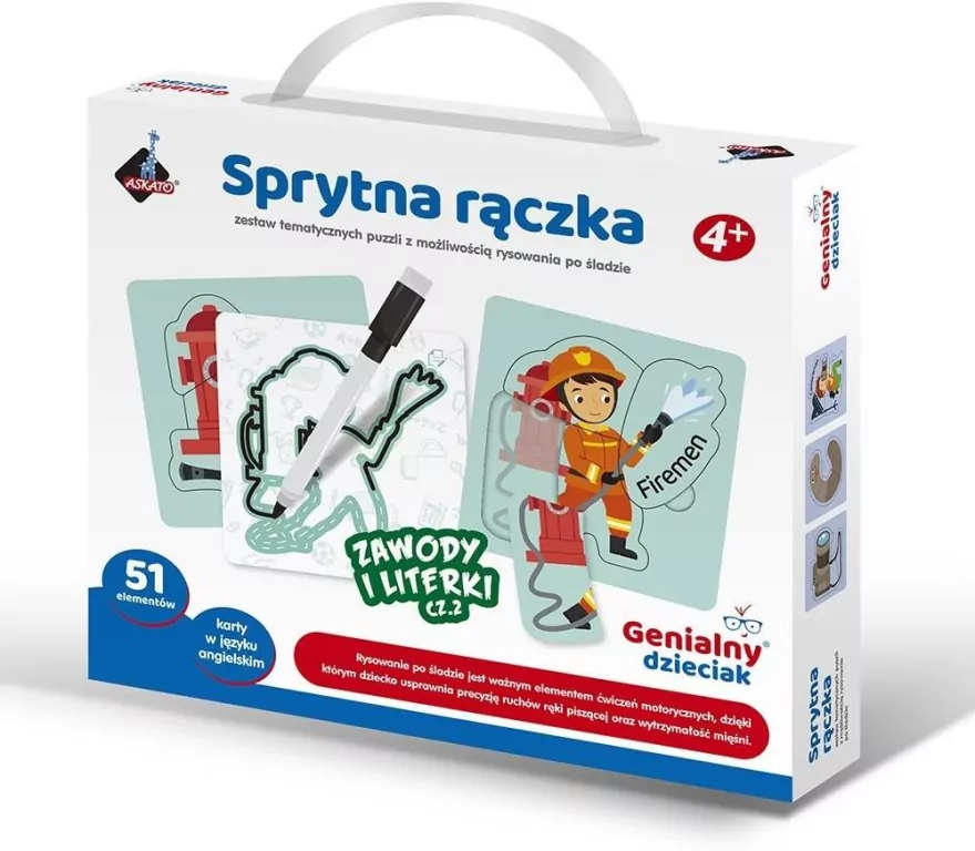 Sprytna rączka - zawody i literki 51el - tantis.pl