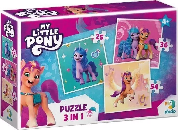 Puzzle 3in1. My Little Pony - tantis.pl