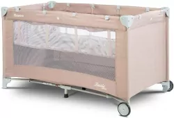 Caretero Łóżeczko turystyczne Basic beżowe