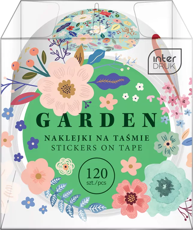 Interdruk. Naklejki na taśmie. Flowers - tantis.pl