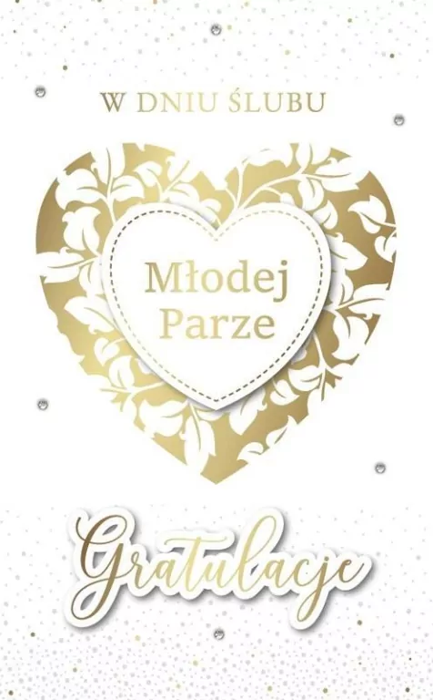 Karnet Ślub LUX-187 - tantis.pl