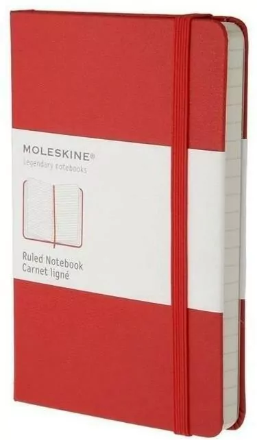 Notes P Moleskine Classic w linie czerwony - tantis.pl