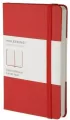 Notes P Moleskine Classic w linie czerwony - tantis.pl