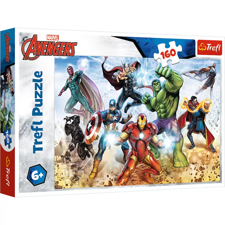 Puzzle 160. Avengers. Gotowi by ratować świat. 15368 - tantis.pl