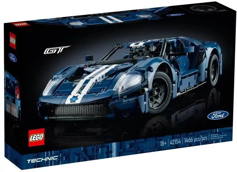 LEGO® Technic. Ford GT, wersja z 2022 roku. 42154 - tantis.pl