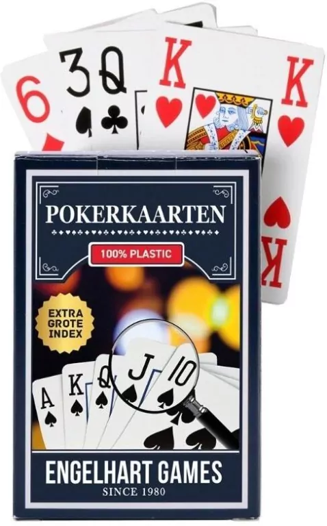Karty pokerowe VPE 100% Plastic 4 index - tantis.pl