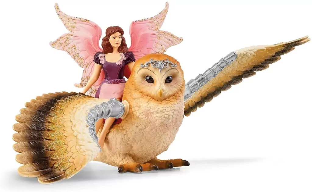 Wróżka lecąca na sowie. Bayala - tantis.pl