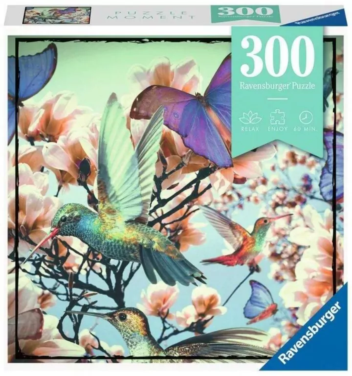 Puzzle Moment 300. Koliber i motyle - tantis.pl