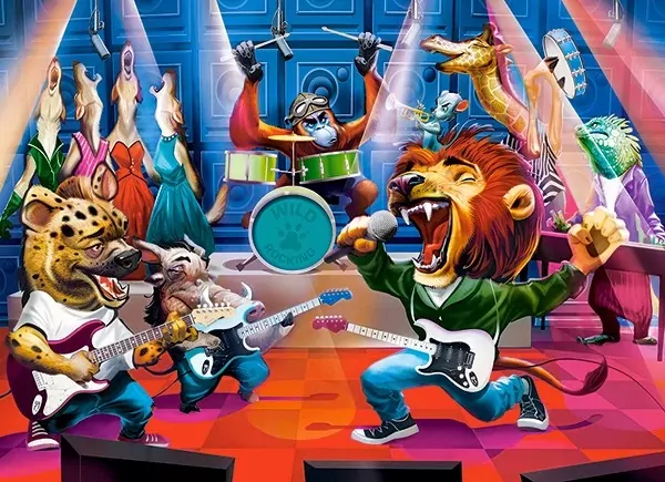 Puzzle 300. Animal Rock Concert - tantis.pl