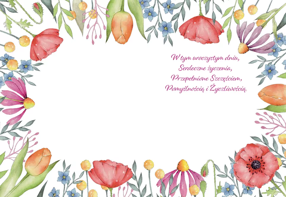 Karnet B6 Koperta z kwiatami - tantis.pl