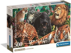Puzzle 500 Compact Wild Cats 35584