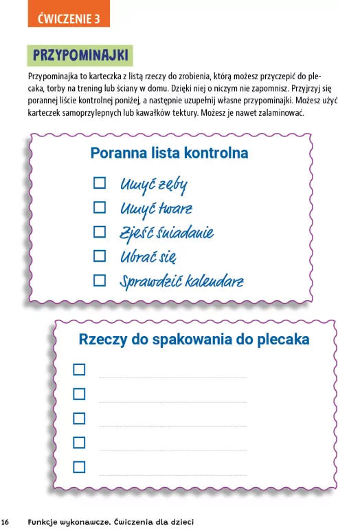 Funkcje wykonawcze. Ćwiczenia dla dzieci - tantis.pl