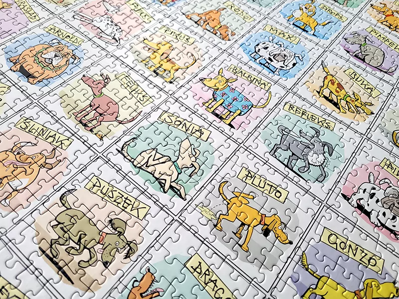 Puzzle 1000 Psia kość! - tantis.pl