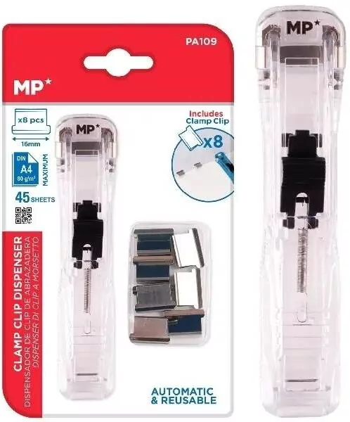 Zszywacz EKO z 8 klipsami metalowymi - tantis.pl