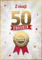 Karnet Urodziny 50 - tantis.pl