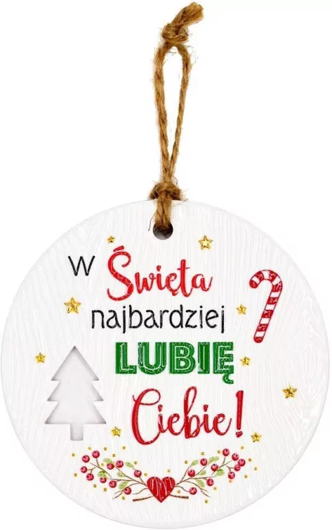 Zawieszka ceramiczna Boże Narodzenie - tantis.pl