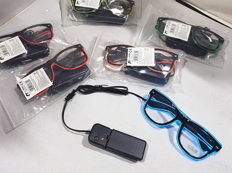Okulary ze świecącymi oprawkami LED MIX - tantis.pl