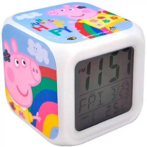 Peppa Pig Budzik cyfrowy z projektorem - tantis.pl