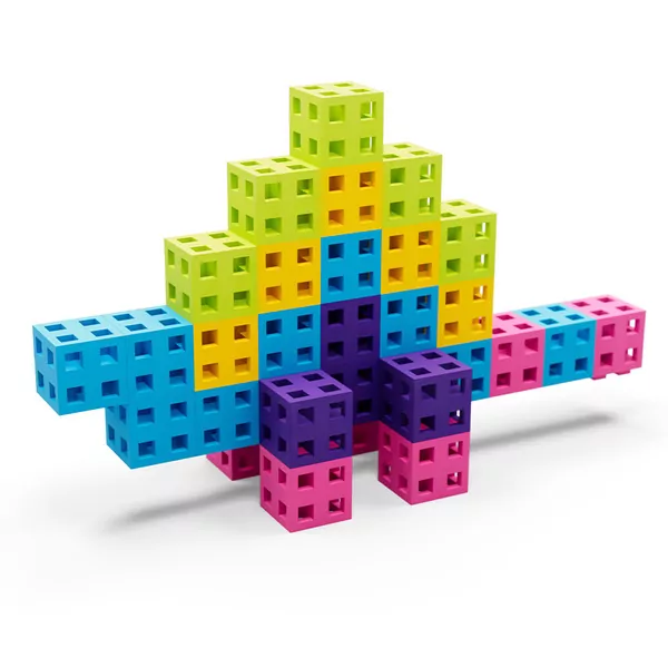 Klocki Meli Cube Pink Edu 300 elementów - tantis.pl