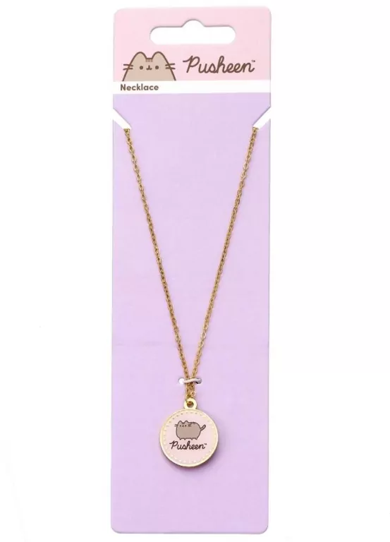 Pusheen Naszyjnik łososiowy - tantis.pl