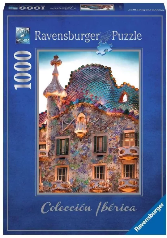 Puzzle 1000. Casa Batlló, Barcelona - tantis.pl