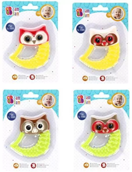 Gryzak dla dzieci sówka mix BAM BAM - tantis.pl