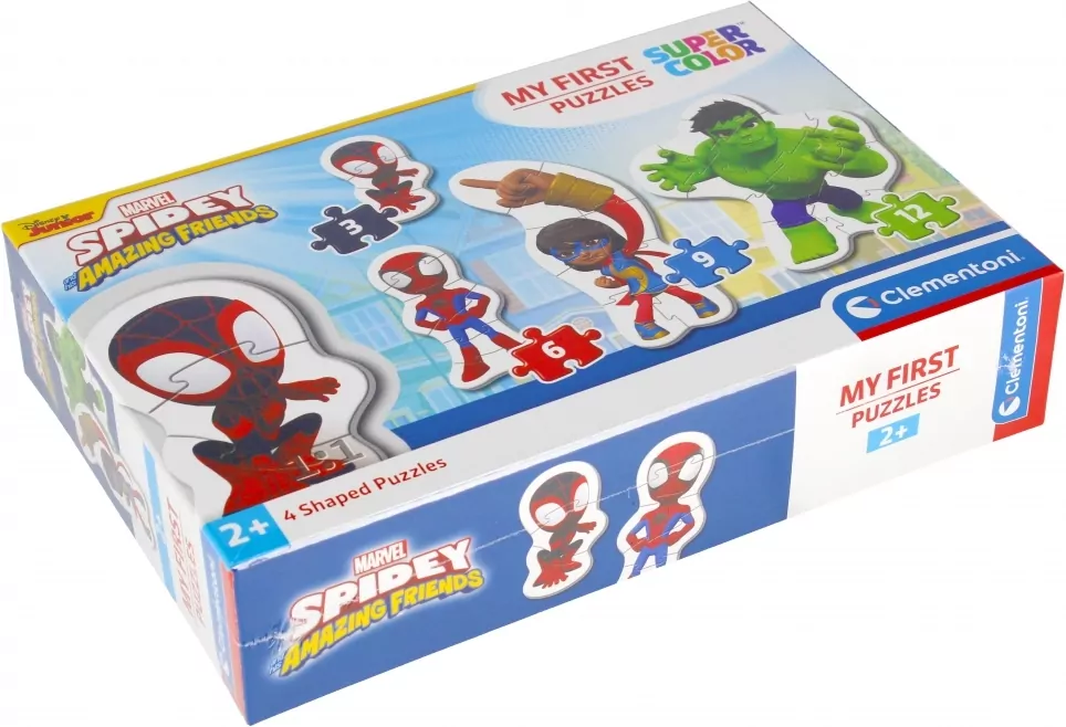 Clementoni. Moje Pierwsze Puzzle. Spidey and His Amazing Friend - tantis.pl