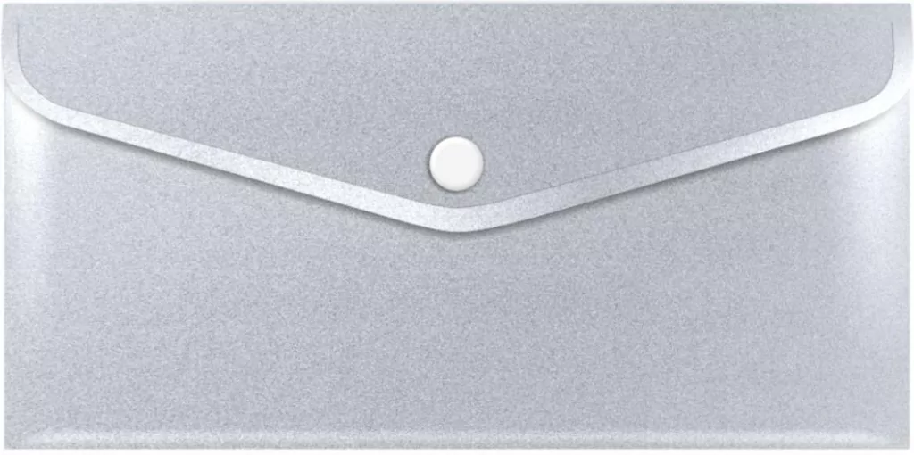 Teczka kopertowa DL PP stardust silver - tantis.pl