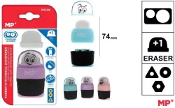 Temperówka z gumką MIX