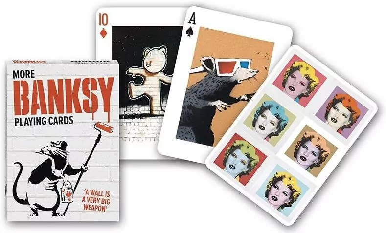 Piatnik. Karty Pojedyncze. international More Banksy - tantis.pl