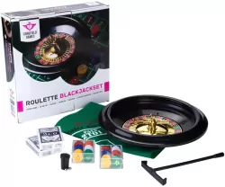 Zestaw gier kasynowych: Ruletka i BlackJack