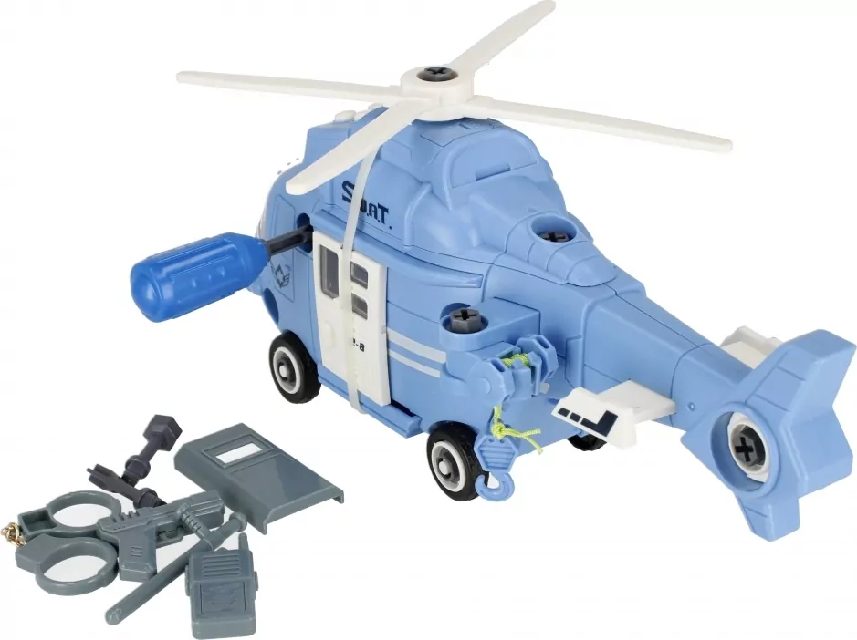 Helikopter do skręcania z akcesoriami 499168 Mega Creative - tantis.pl
