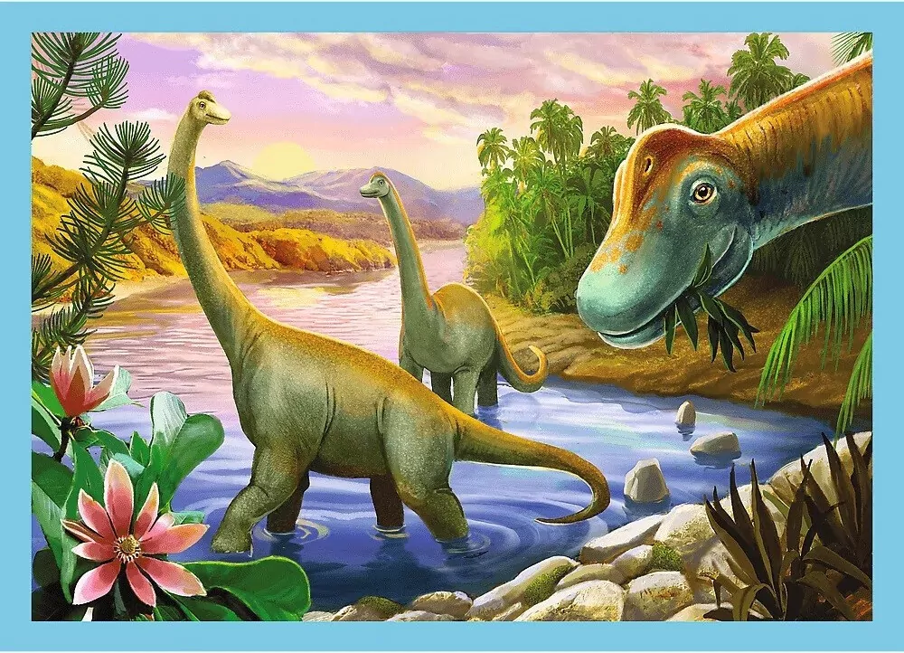 Puzzle 4 w 1 Wyjątkowe dinozaury - tantis.pl