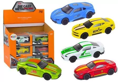 Autko resorak 1:43 metalowy napęd gumowe koła MIX - tantis.pl