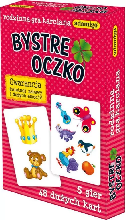 Bystre oczko. Rodzinna gra karciana. Gwarancja świetnej zabawy i dużych emocji - tantis.pl