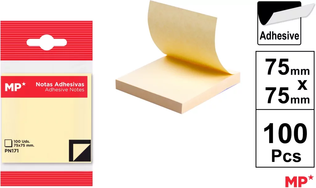 Karteczki samoprzylepne 75x75mm 100K - tantis.pl