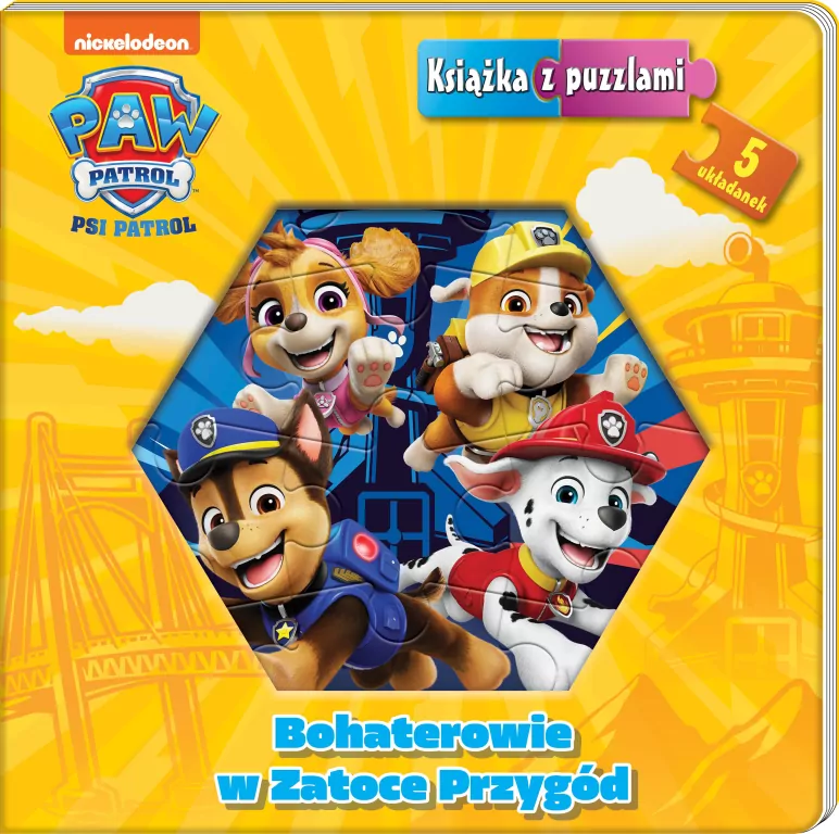 Psi Patrol. Psi Patrol. Książka z puzzlami - tantis.pl