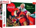 Puzzle 1000 Coca-Cola: Prezenty od Mikołaja TREFL - tantis.pl