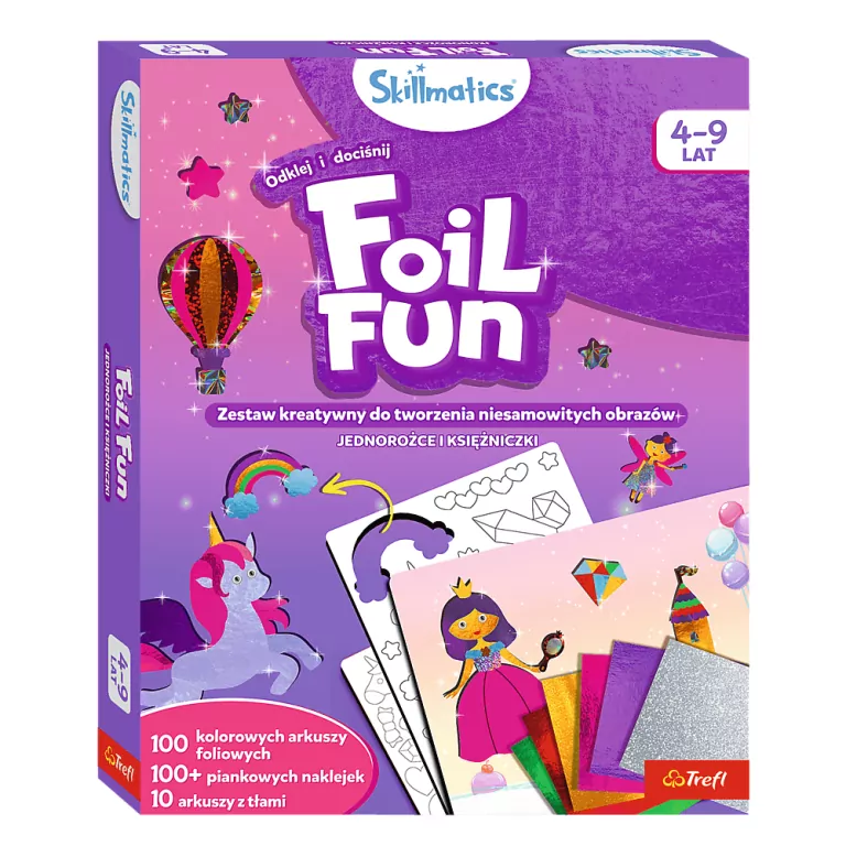 62602 Skillmatics - Foil Fun - Jednorożce i Księżniczki - tantis.pl
