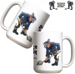 Kubek - Po kawce lepiej się grzebie 440ml