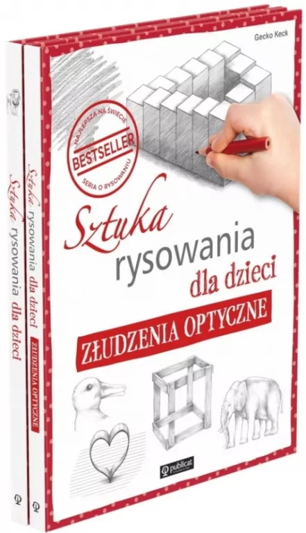 Pakiet: Sztuka rysowania dla dzieci / Złudzenia... - tantis.pl