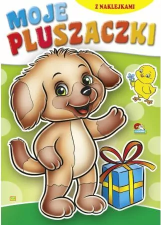 Moje pluszaczki. Kolorowanka z naklejkami - tantis.pl