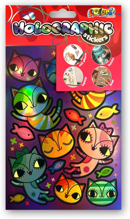 Naklejki holographic cats PENMATE - tantis.pl